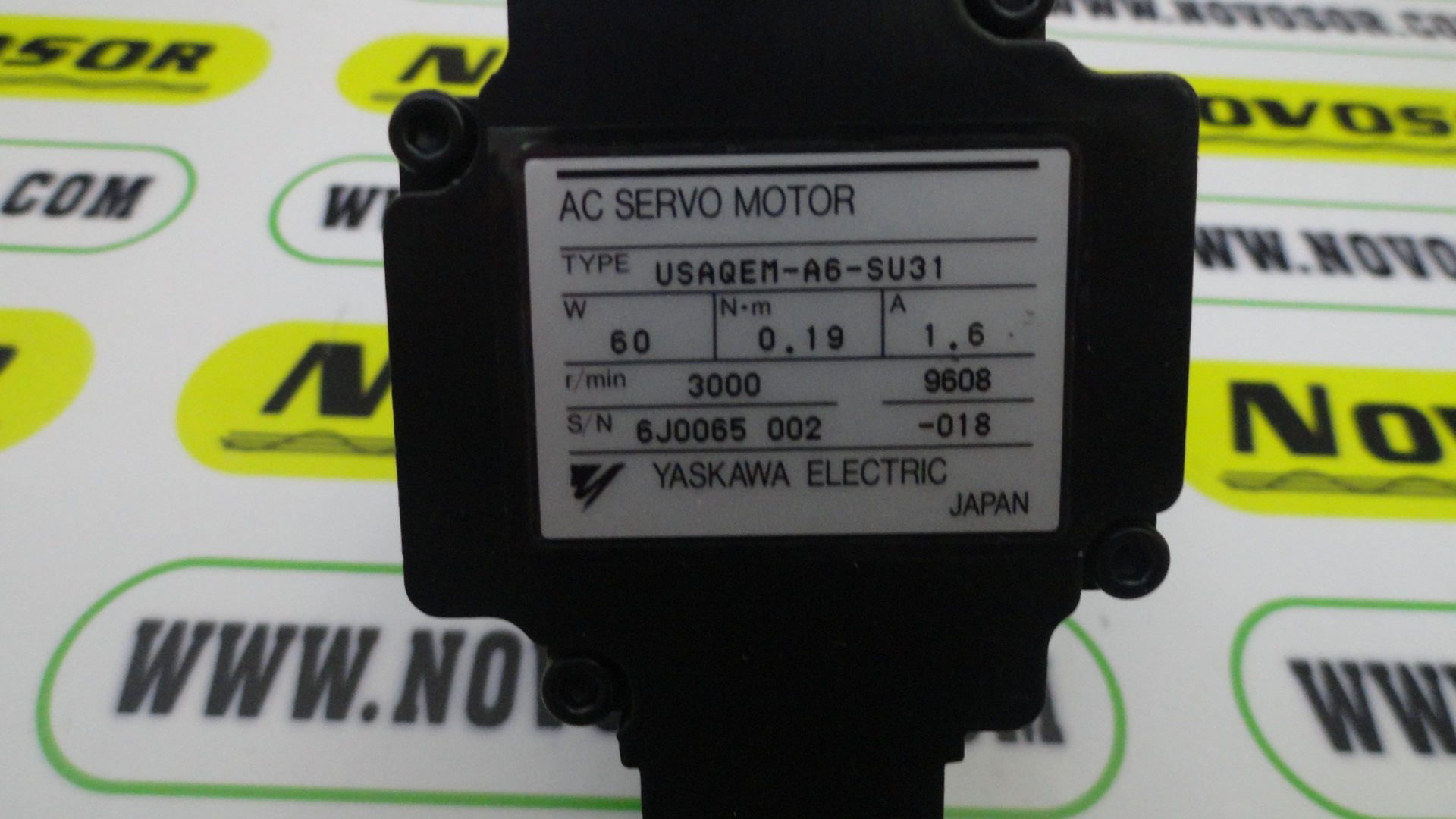 原装正品ac servo motor电机vsaqem-a6-su31