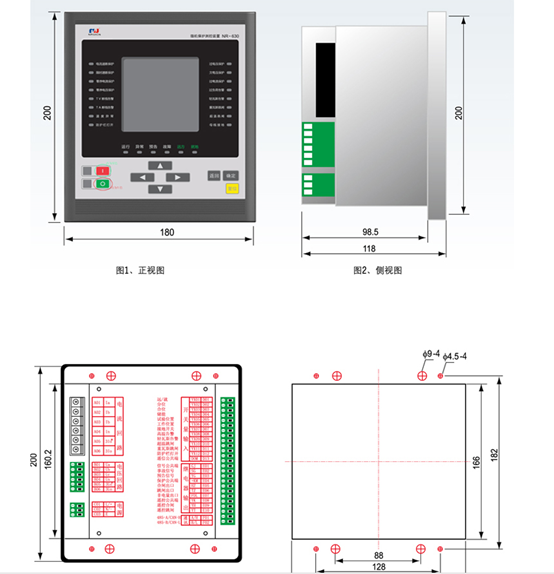 南宏电力(浙江南瑞)NR-630微机综合测控装置 南瑞NR-630,浙江南瑞微机保护装置,南宏电力,NR-630微机综合测控装置,微机综合保护装置