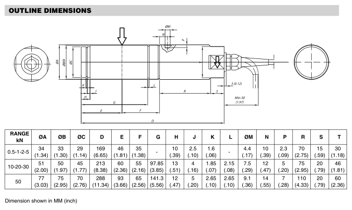 Vishay BLH Nobel KIS-2-0.5KN,1KN,2KN,5KN称重传感器 KIS-2-0.5KN,KIS-2-2KN,KIS-2-5KN,KIS-2-10KN,KIS-2-20KN