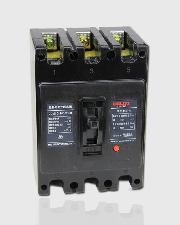 德力西塑壳断路器 cdm10-100/3300 100a过载短路保护空气开关nm10