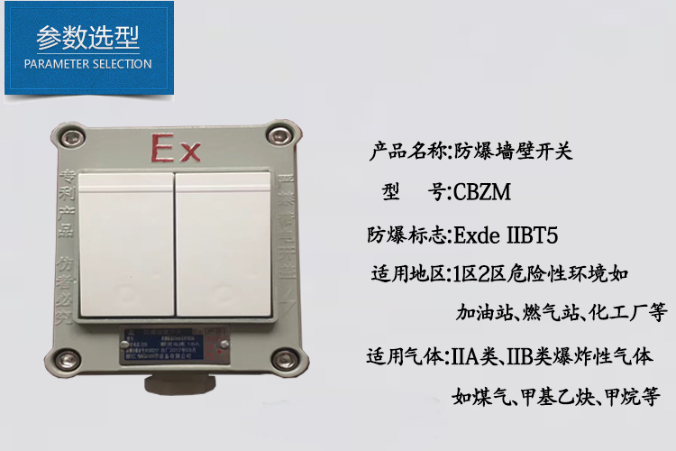 防爆三联单控开关 SW-10防爆三联照明开关