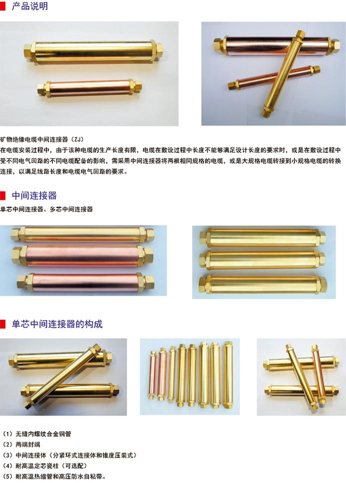 邢臺礦物質(zhì)電纜附件 BTTZ電纜終端頭