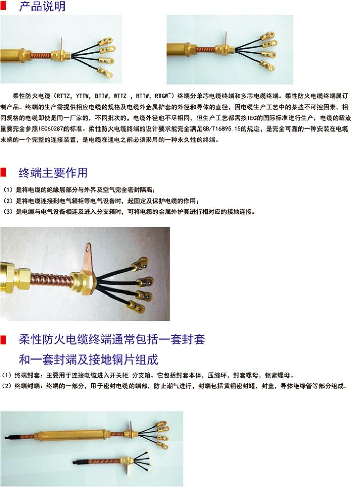 邢臺礦物質(zhì)電纜附件 BTTZ電纜終端頭