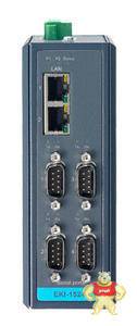 研华EKI-1524-BE通讯管理4 口RS-232/422/485串口设备联网服务器 研华,串口设备联网服务器,EKI-1524-BE