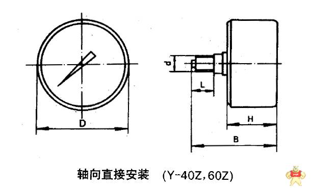 Y-250普通压力表上海自动化仪表四厂