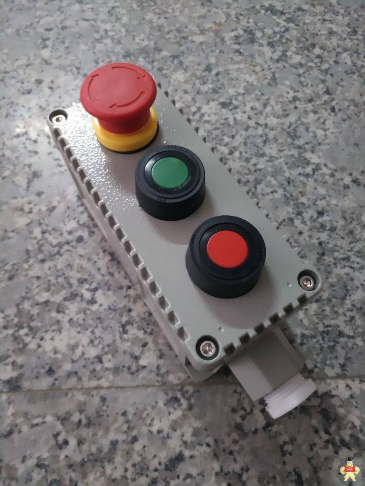 LA53-3一体铝合金结构防爆控制按钮盒 LA53-3防爆按钮盒 防爆控制按钮盒,防爆按钮盒,LA53-3,LA53-2,铝合金防爆按钮盒