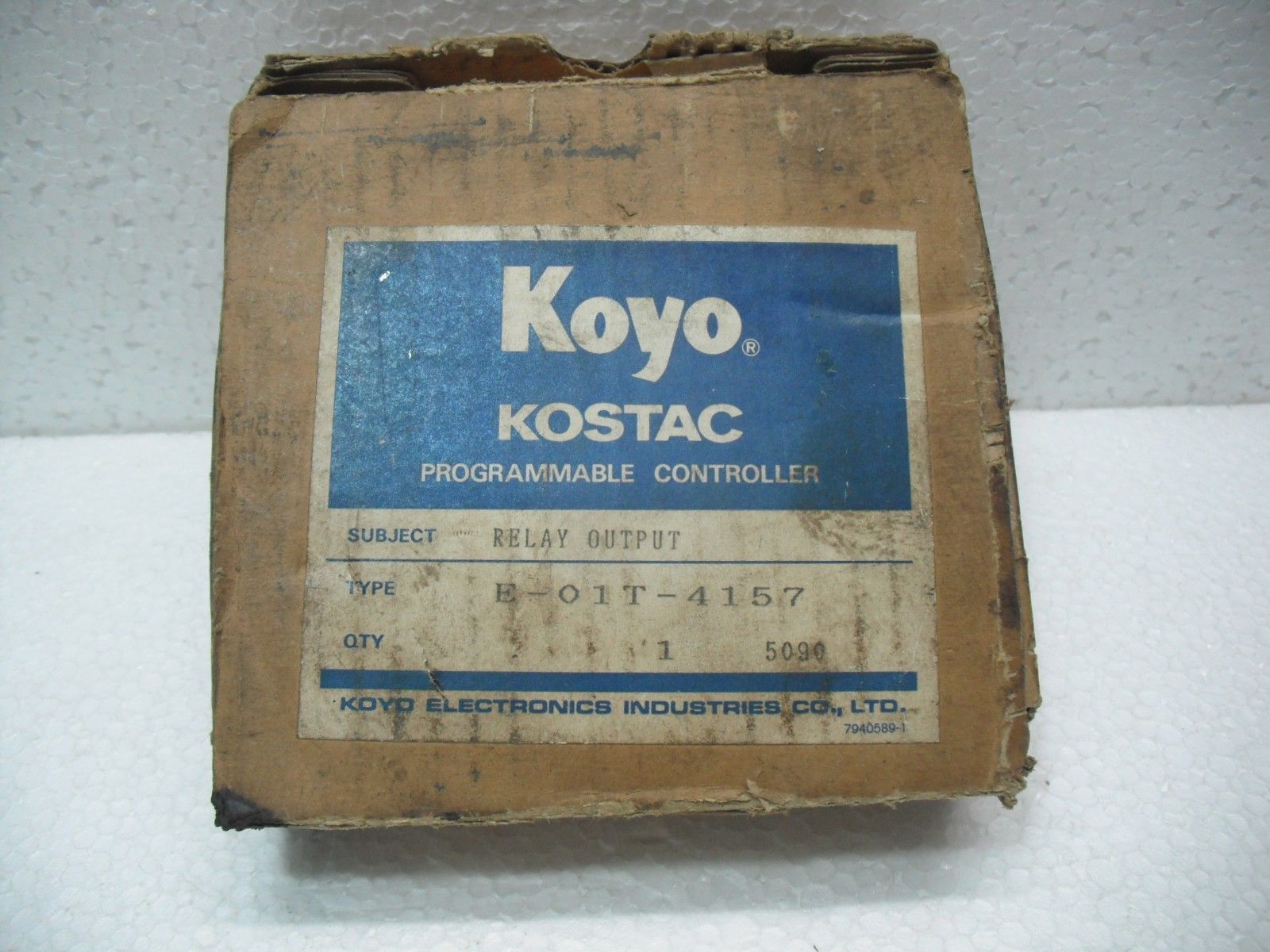 New Koyo Kostac E-01T-4157 Relay Output