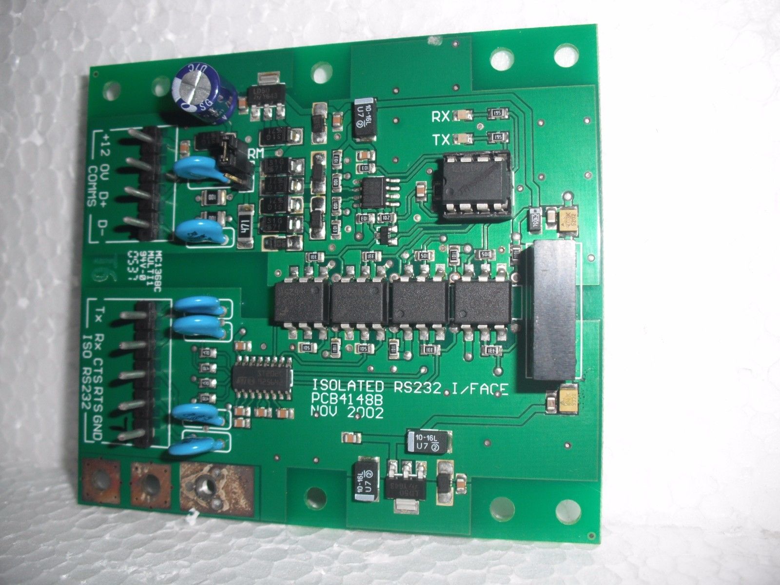 TS0894 PCB4148B Isolated Rs232 Interface Card