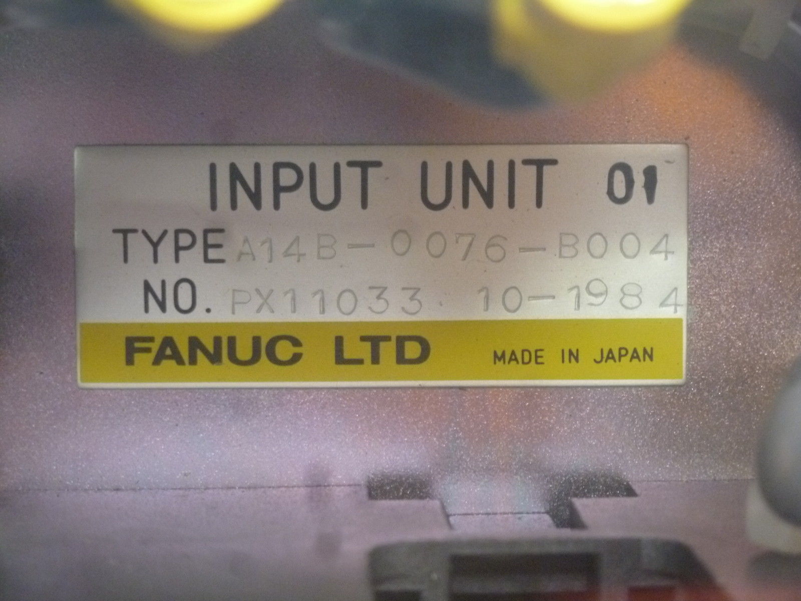 FANUC A14B-0076-8004 A14B00768004 INPUT UNIT, POWER SUUPLY F