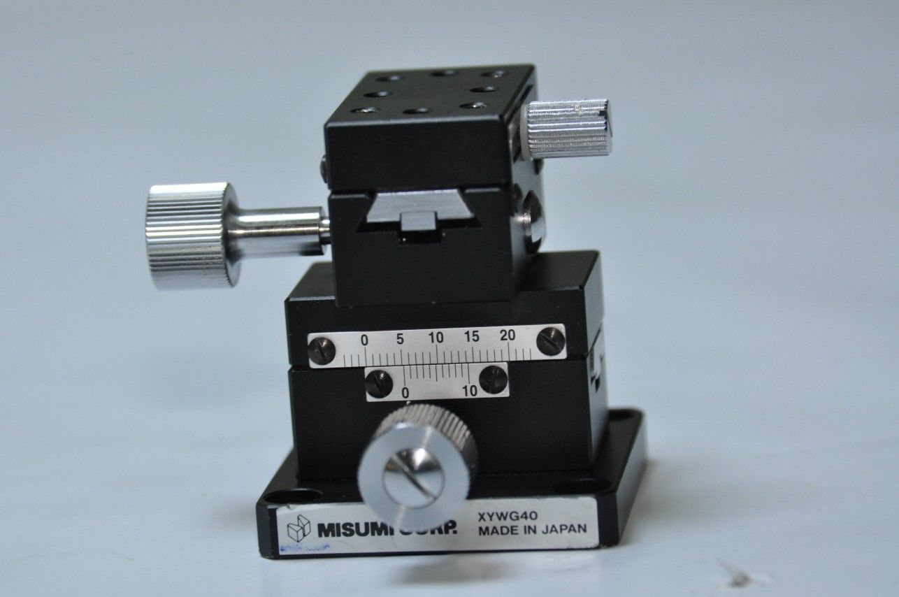 MISUMI XYWG40 Rack and Pinion Dovetail X,Y LINEAR STAGE 42mm