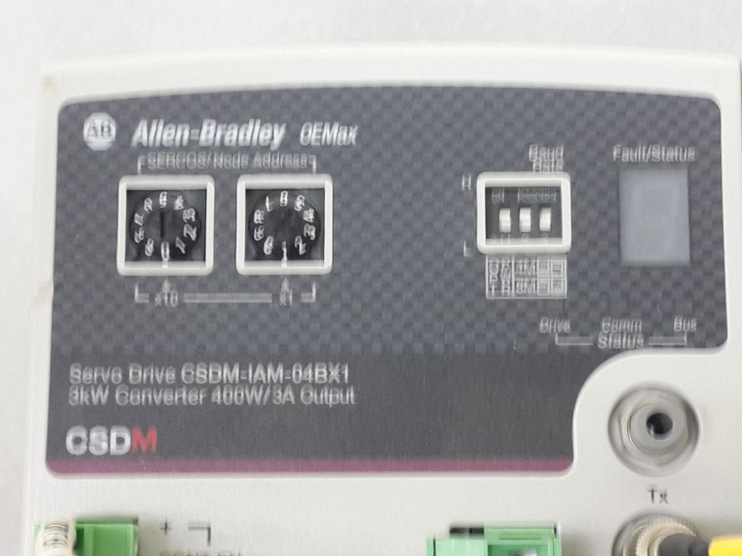 Allen-Bradley OEMax CSDM-IAM-04BX1 3kW Converter + DRIVER 40