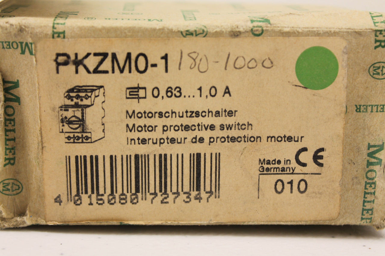 Moeller PKZM0-1 Motor Protective Switch NIB