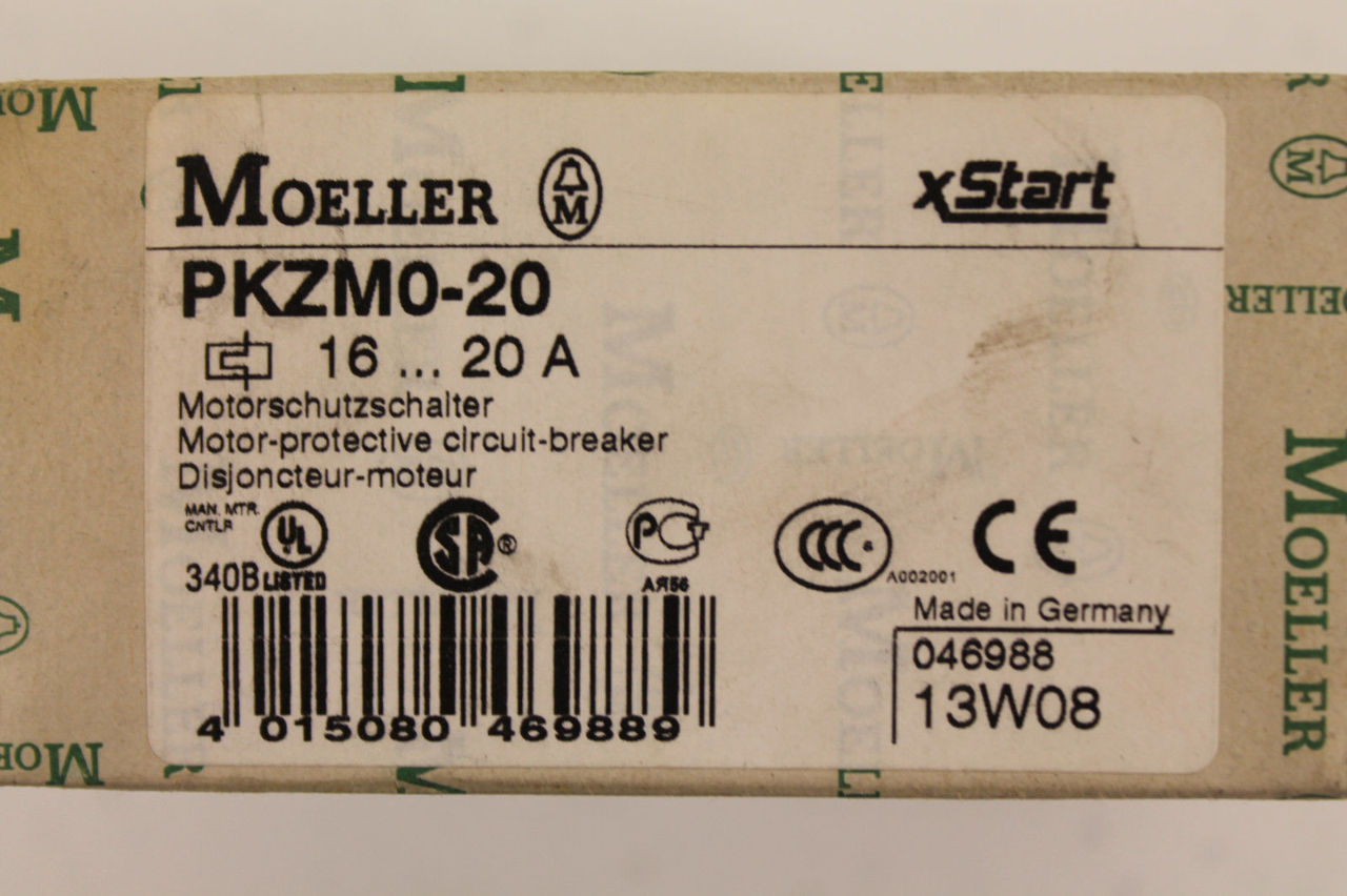 Moeller PKZM0-20 Circuit Breaker NIB