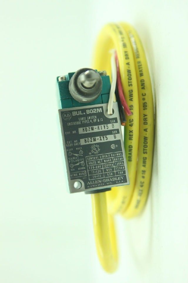 Allen-Bradley Roller Limit Switch 802M-K1Y5