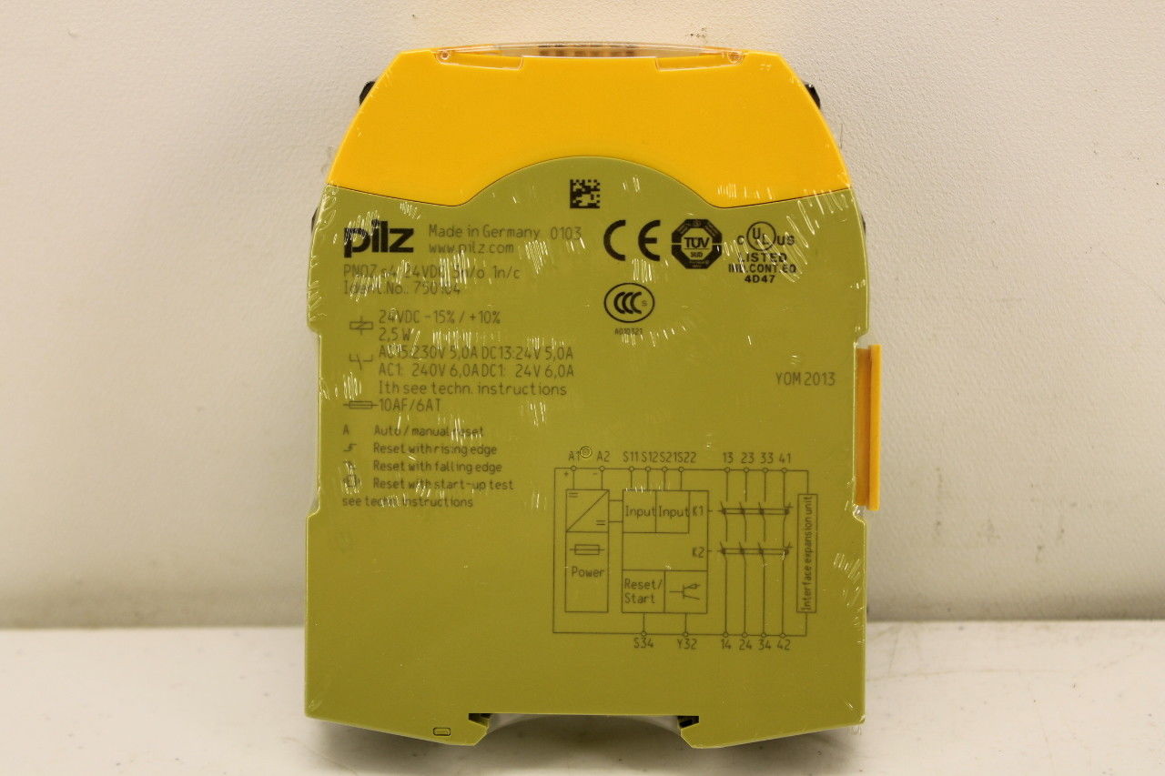 Pilz 750104 Safety Relay Sealed In Plastic