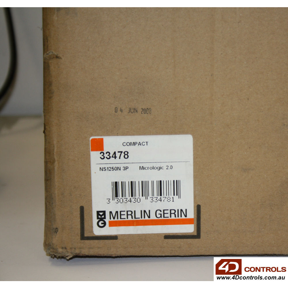 Merlin Gerin NS1250N 3P Compact, type NS, 3P, 1250A - Used