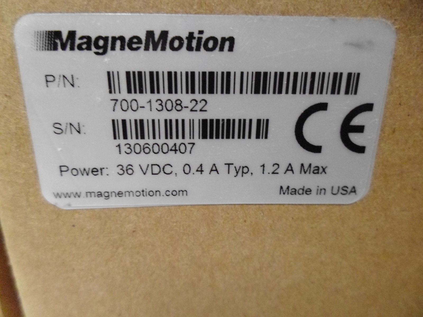 MAGNEMOTION 700-1308-22 *NEW IN BOX*