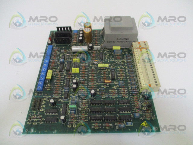 SIEMENS C98043-A1054-L410 POWER CONTROL BOARD *USED*