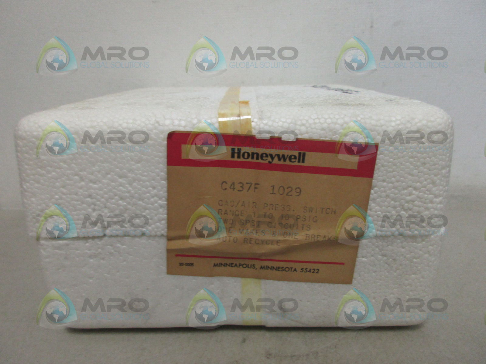 HONEYWELL C437F1029 PRESSURE SWITCH *FACTORY  SEALED* C437F1029,HONEYWELL,PLC