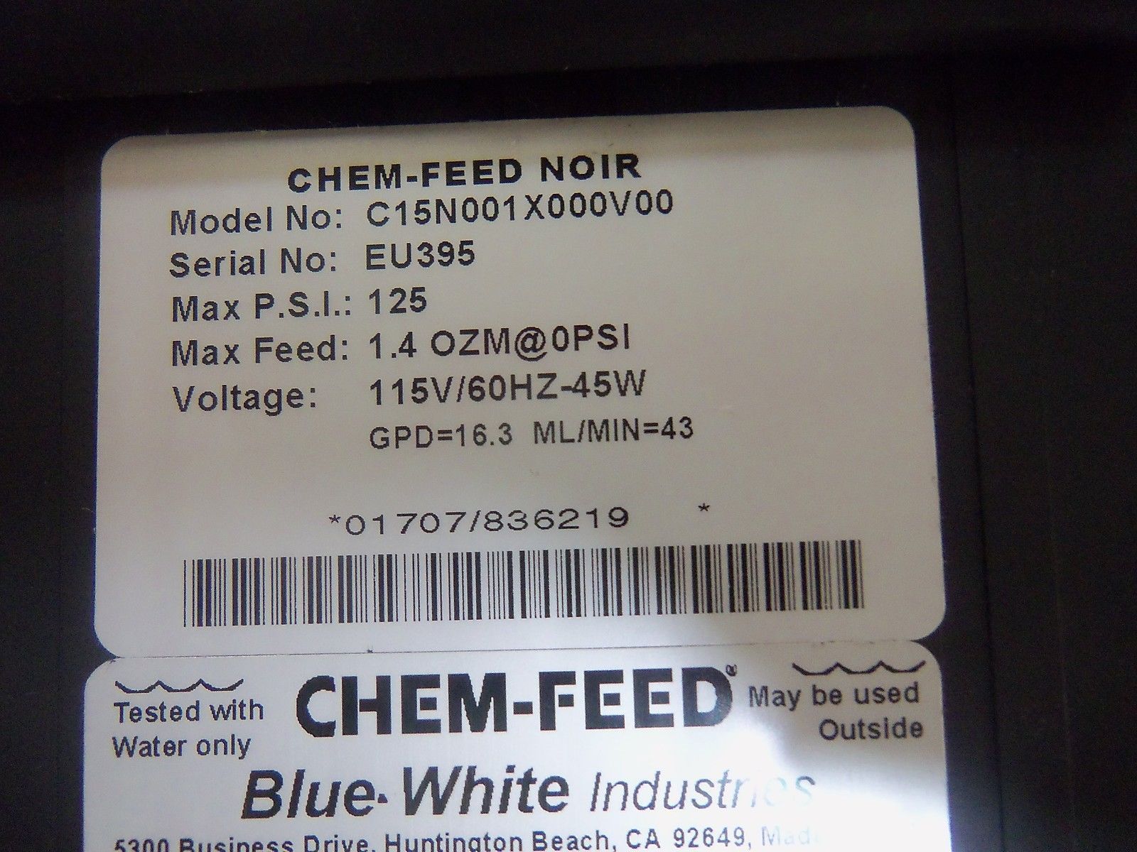 BLUE-WHITE C15N001X000V00 *NEW IN BOX* BLUE-WHITE,BLUE WHITE,PLC