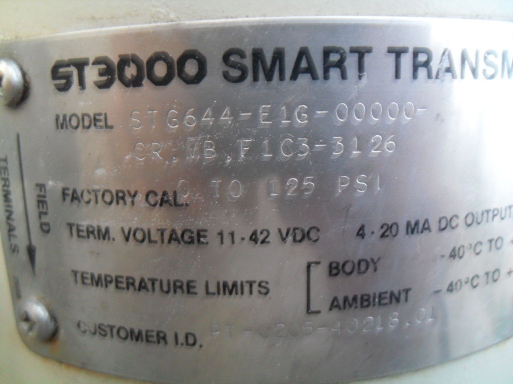 HONEYWELL ST3000 SMART TRANSMITTER STG644-E1G-00000-GR.MB.F1 STG644-E1G-00000-GR.MB.F1C3,HONEYWELL,PLC