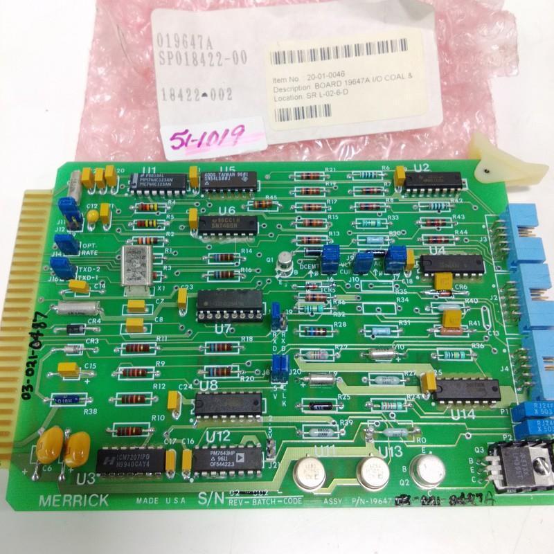 MERRICK SCALE PCU BOARD 19647 CLR-0350-113-BCA,CARR LANE ROEMHELD,PLC