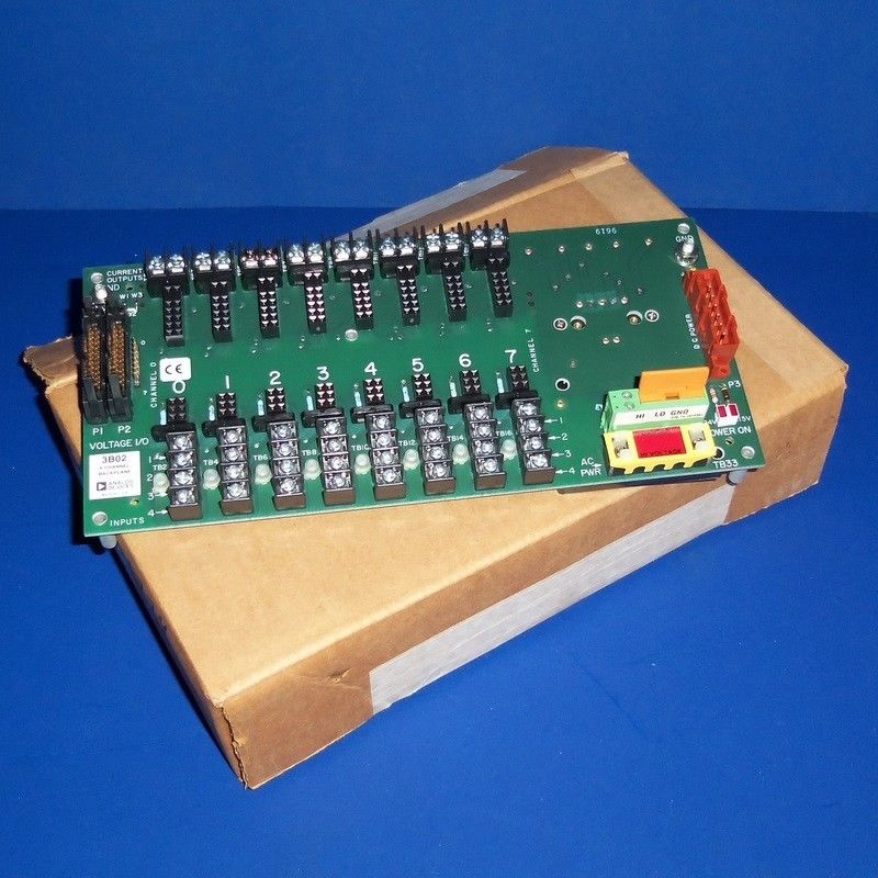 ANALOG DEVICES 8-CHANNEL BACKPLANE 3B02  *NEW IN BOX* CLR-0350-113-BCA,CARR LANE ROEMHELD,PLC