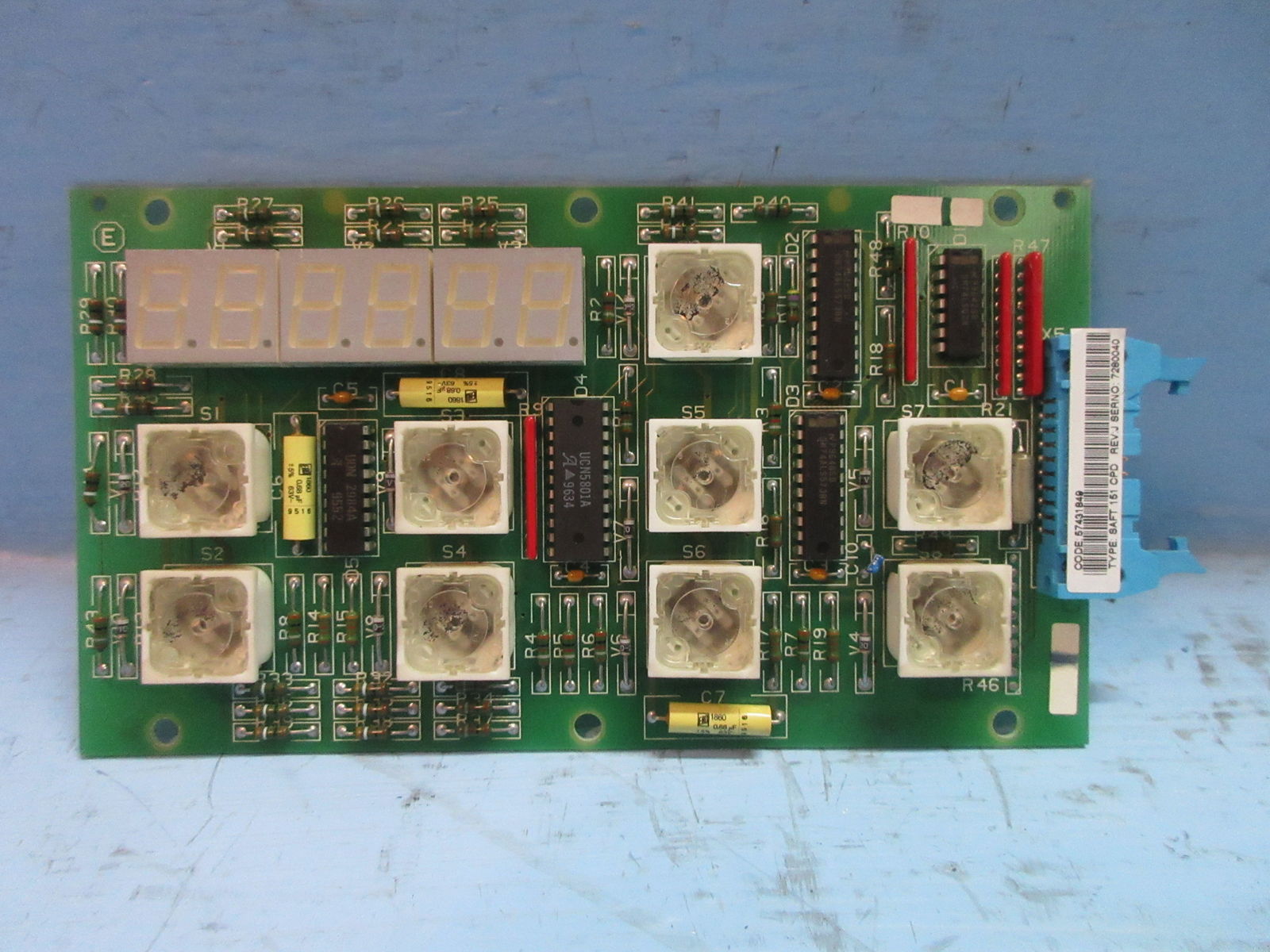 Stromberg 5761198-7E Control Card ABB SAFT-151-CPD PLC Contr 5761198-7E,Stromberg,PLC