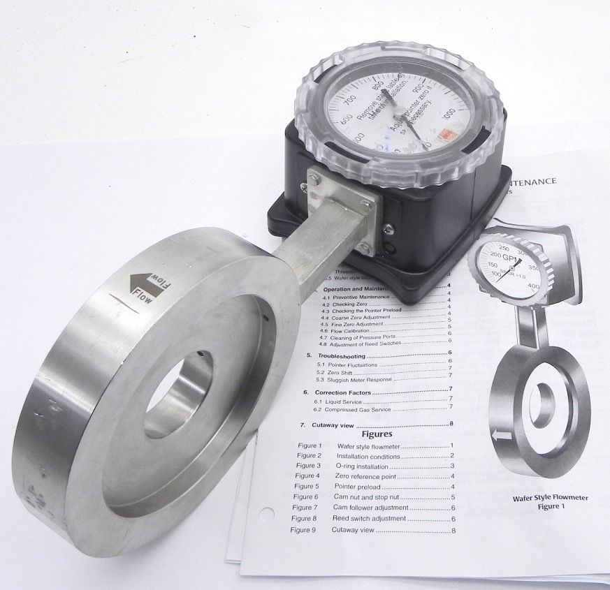 Kobold Wafer Flowmeter RCM-5334D1S2-VUR Mint Condition RCM-5334D1S2,Kobold,PLC