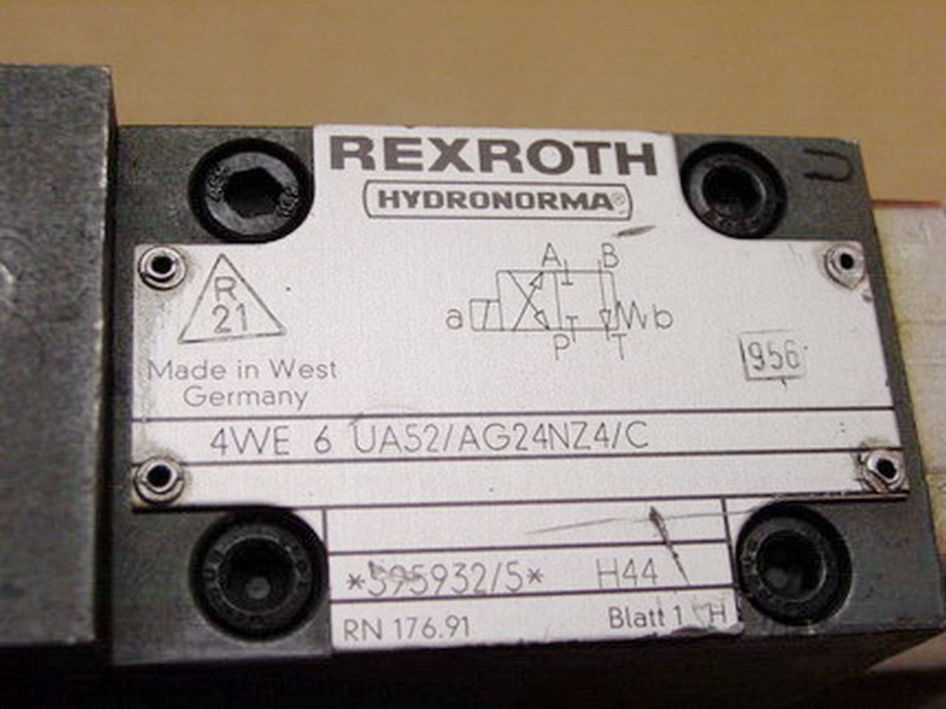 Rexroth Hydronorma - komplette Hydraulikeinheit 6D52/OFAG24NK4,力士乐,PLC