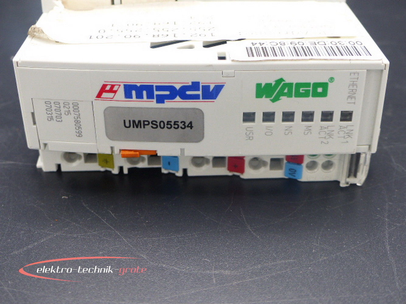 Wago Ethernet UMPS05534 + Ethernet-Controller 750-881 / K016 Ethernet-Controller,万可,PLC
