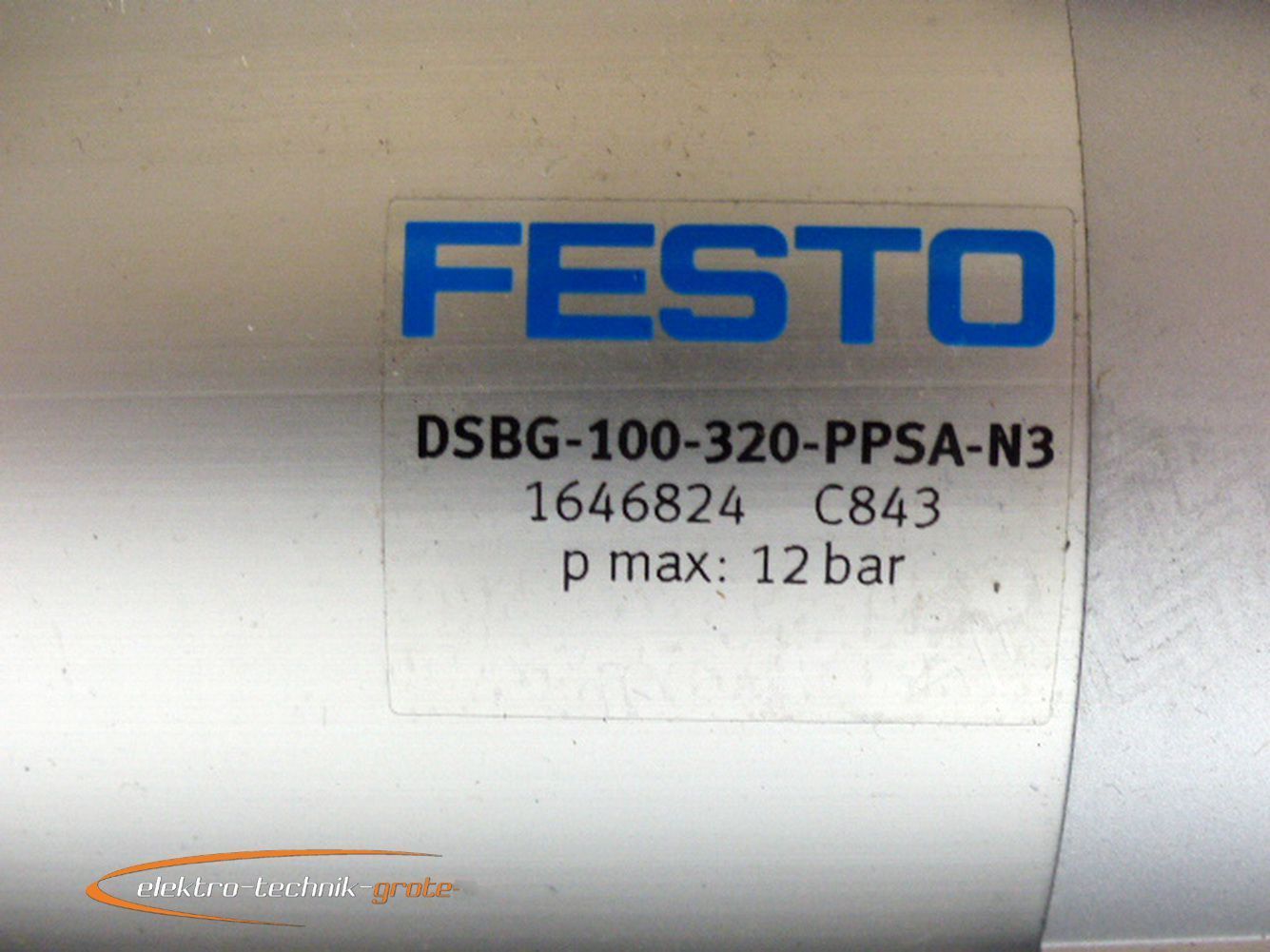 Festo DSBG-100-320-PPSA-N3 Normzylinder 1646824 C843 - ungeb DSBG-100-320-PPSA,费斯托,PLC