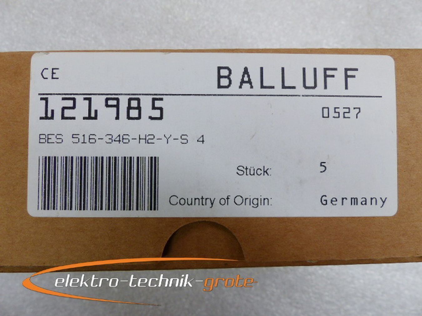 Balluff BES 516-346-H2-Y-S 4 N?herungsschalter 121985 VPE=5  516-346-H2-Y,巴鲁夫,PLC