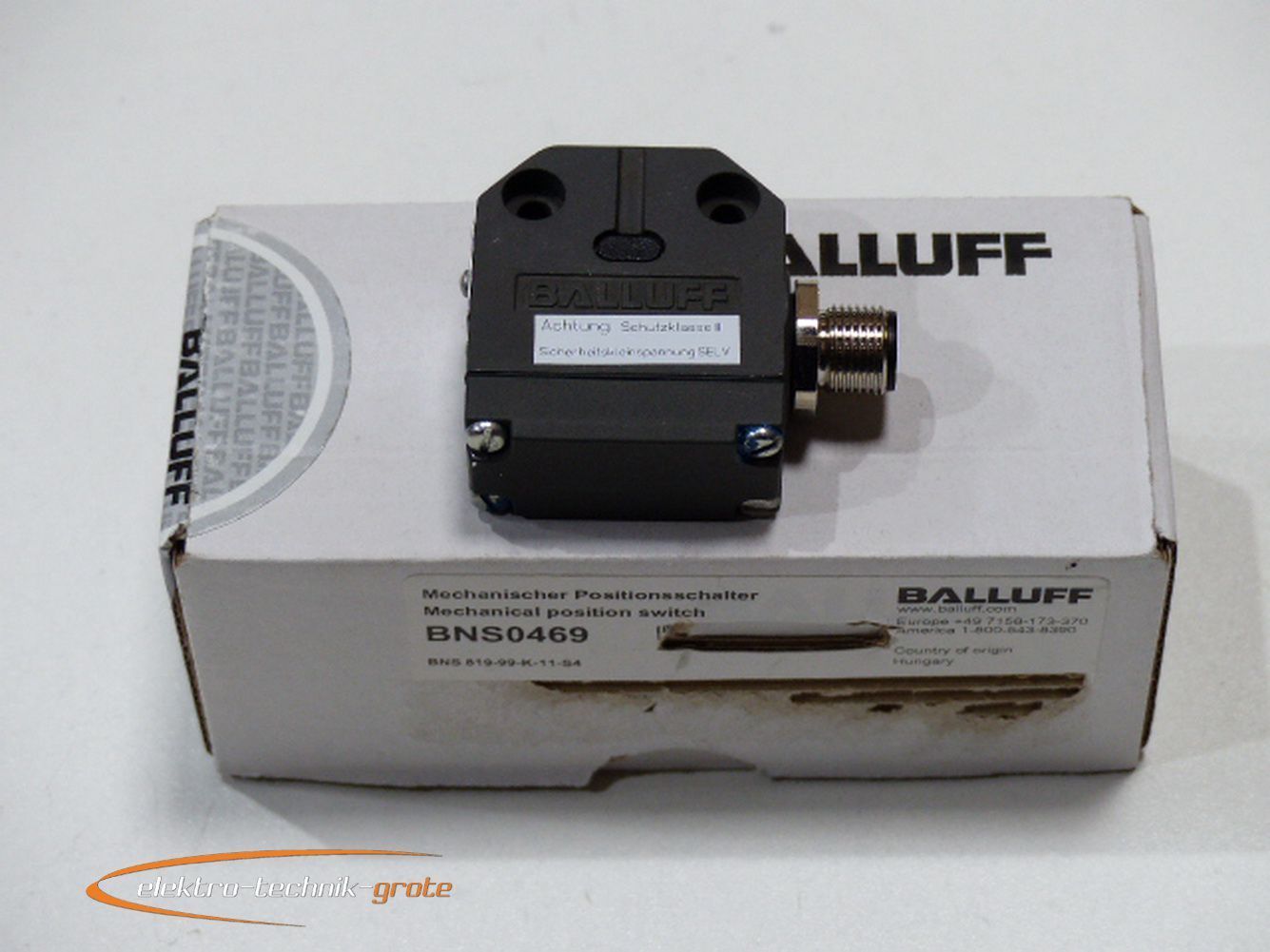 Balluff BNS0469 Mechanischer Positionsschalter BNS 819-99-K- 819-99-K-11,巴鲁夫,PLC