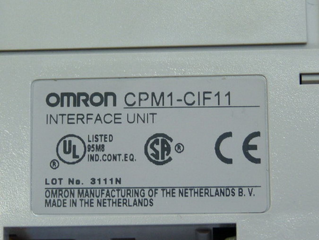 OMRON CPM1-CIF11 Interface Unit - ungebraucht !! CPM1-CIF11,欧姆龙,PLC