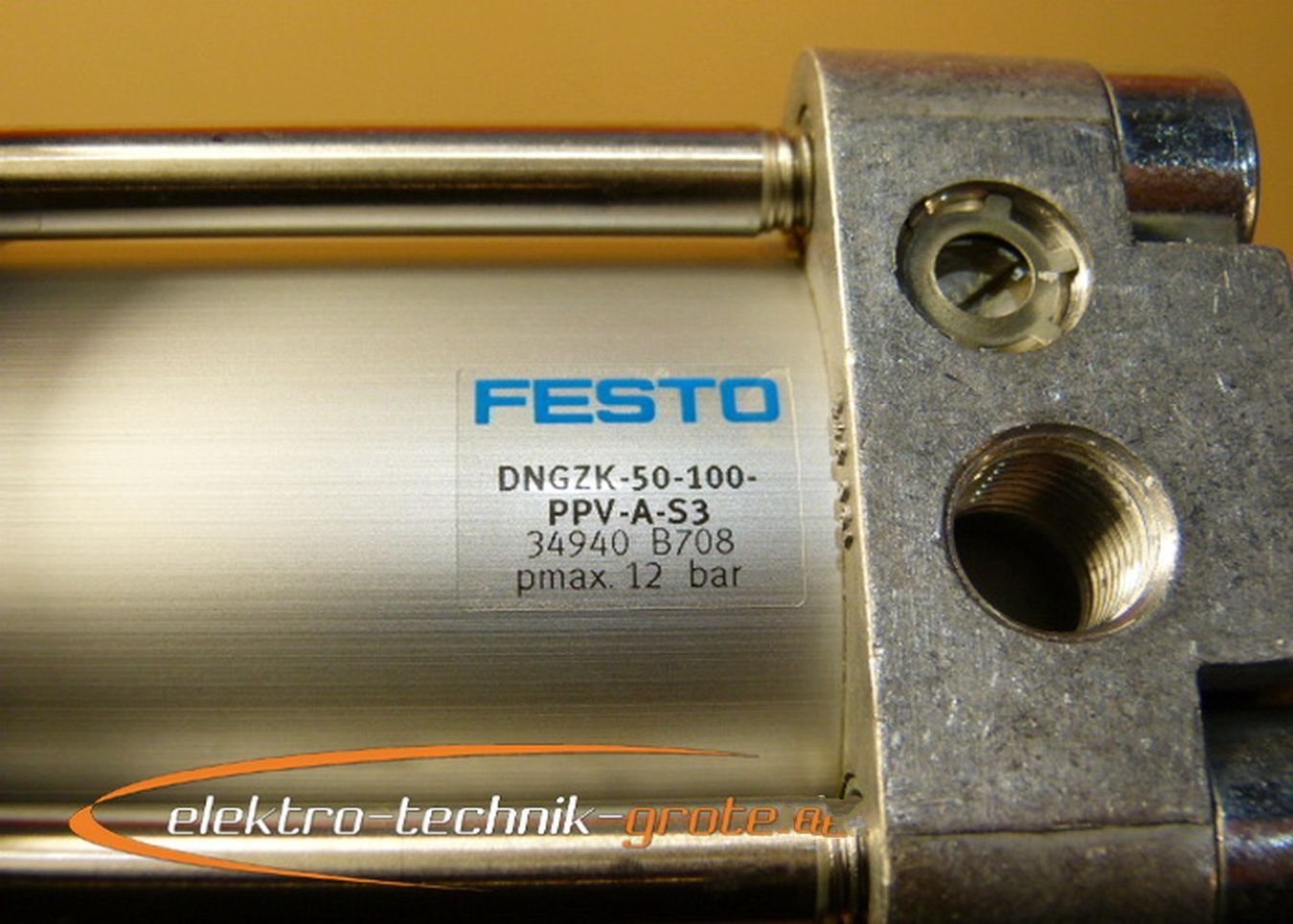 Festo DNGZK-50-100-PPV-A-S3 Zylinder 34940   - ungebraucht!  DNGZK-50-100-PPV-A-S3,费斯托,PLC