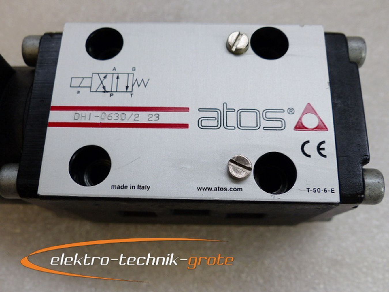 Atos DHI-0630/2 23 Wegeventil mit 1 Stck. SP-COI-110/50/60/8 DHI-0630,阿托斯,PLC