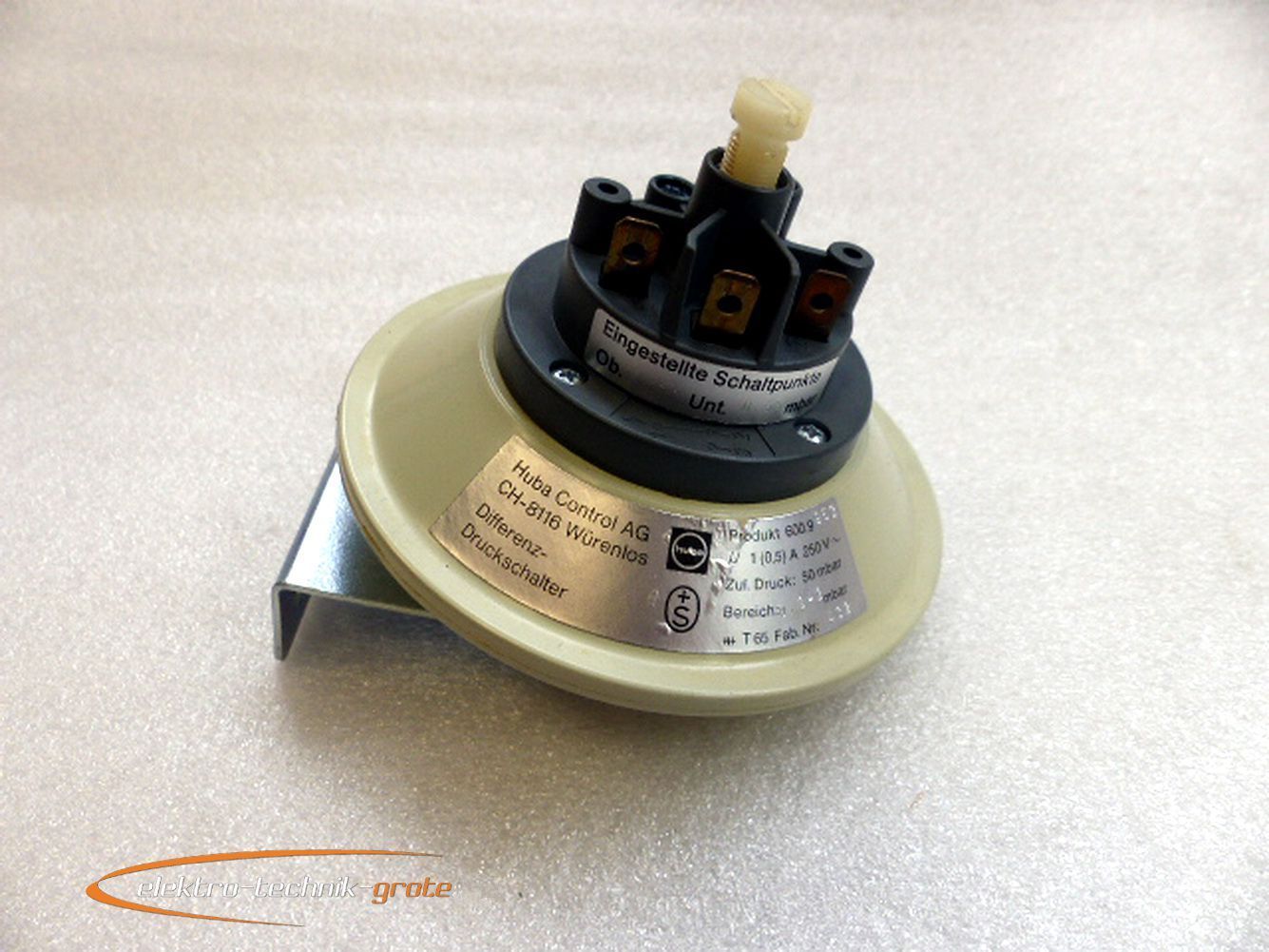 Huba Control 600.9 Differenz-Druckschalter Zul. Druck 50 mba 600.9,HubaControl,PLC