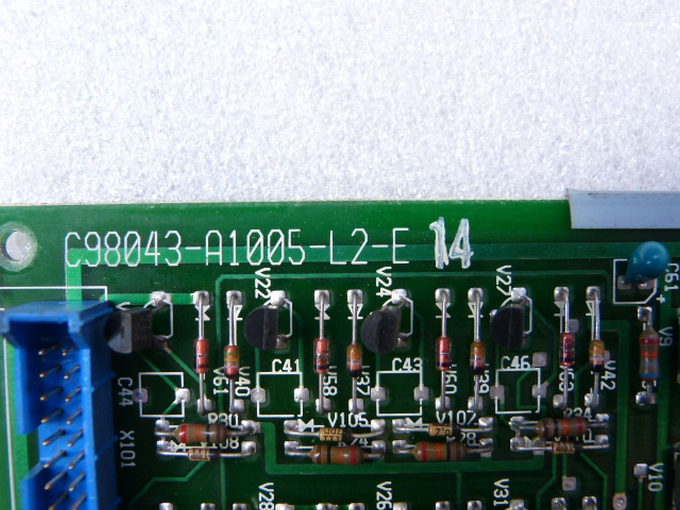 Siemens C98043-A1005-L2 -E 14 Karte C98043-A1005-L2,西门子,PLC