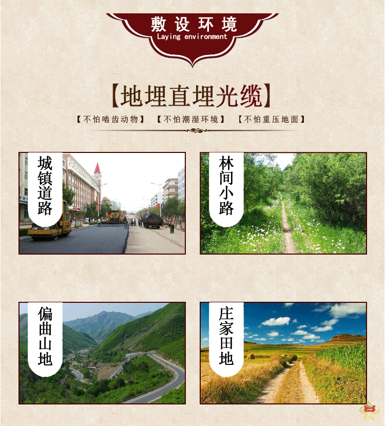 室外4芯直埋光缆GYTA53-4B1.3单模地埋光纤线双铠双护重铠光缆 GYTA53光缆,直埋光缆,重铠光缆,双铠双护套光缆,地埋光缆