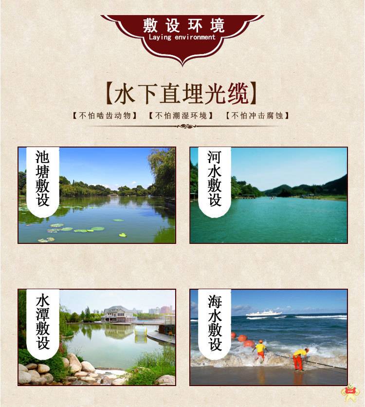 GYTA33-4b1.3通信光缆室外水下直埋光纤4芯钢丝铠装防水重铠光缆 GYTA33光缆,水下光缆,直埋重铠光缆,钢丝铠装光缆,海底光缆