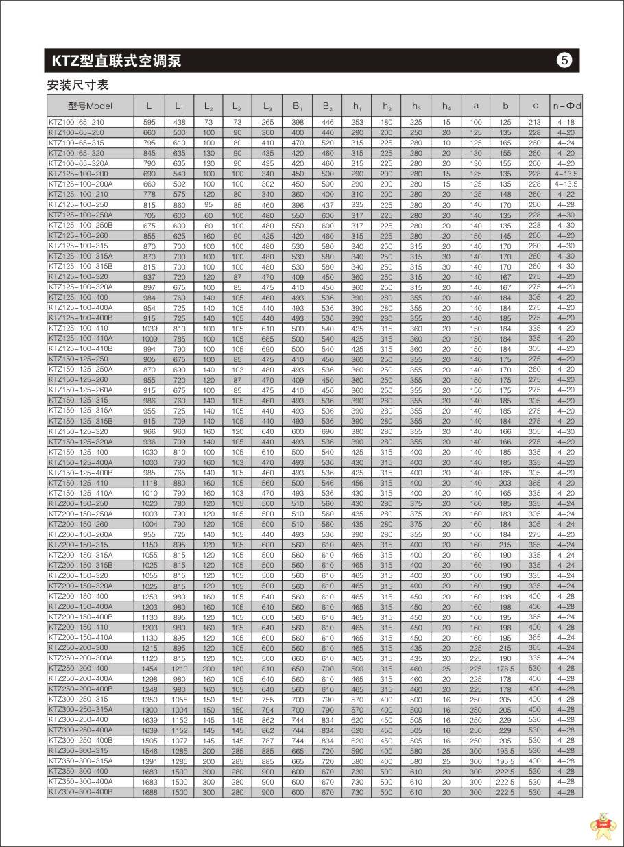 工业泵 水泵生产厂家 水泵品牌 水泵供应 冷水泵KTZ150-125-260A 工业泵,水泵生产厂家,水泵品牌