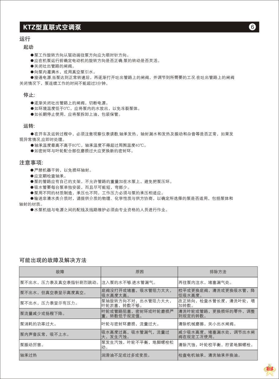 水泵批发 管道泵批发 工业泵 水泵生产厂家KTZ125-100-320A空调泵 水泵批发,管道泵批发,工业泵,水泵生产厂家