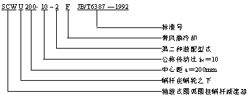 卓泰 SCWS280 SCWS轴装式蜗轮蜗杆减速机