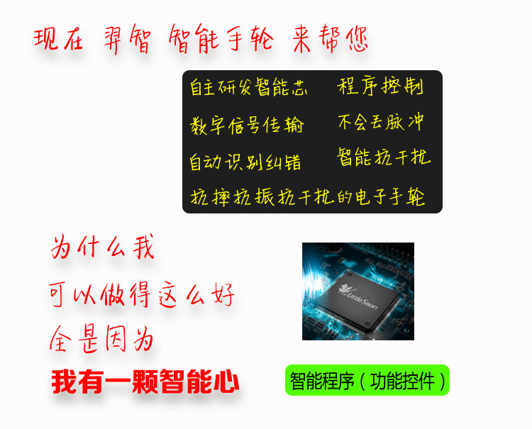 YZ-CK-LGD-A-401-4智能抗振型电子手轮 CNC加工中心精雕刻机
