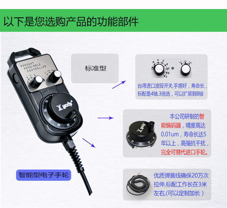 YZ-CK-LGD-A-241-4厂家直供各数控系统用电子手轮脉冲发生器
