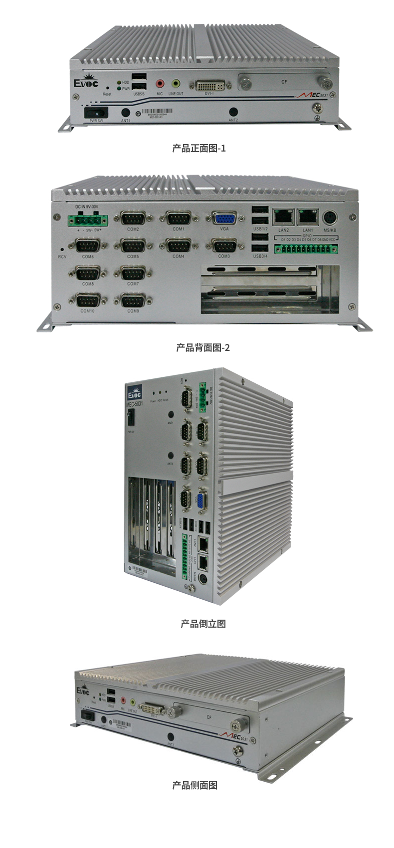 【研祥直营】MEC-5031-11/J1900/4G/500G/6 串/DVI/GPIO 支持Intel四核处理器 MEC-5031-11,MEC-5031,MEC5031,研祥,工控机