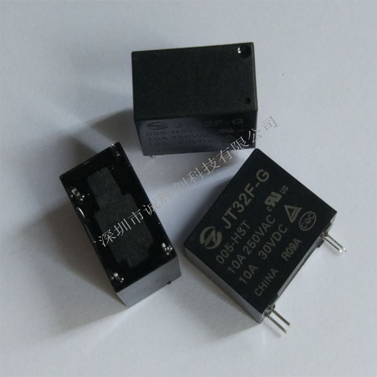 原裝金天繼電器JT32F-G/005-HST 10A 4腳 一組常開