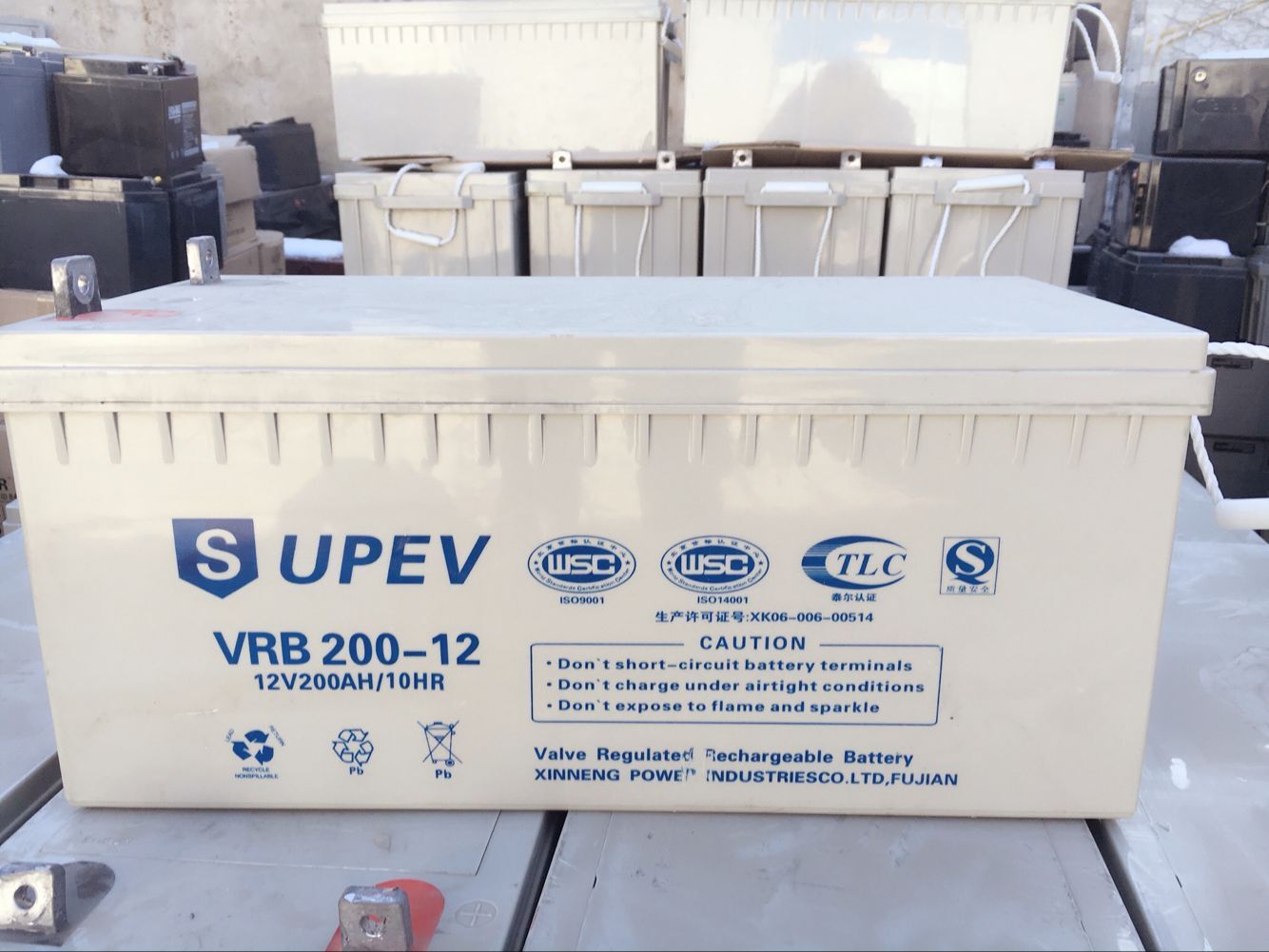 SUPEV圣能蓄电池VRB200-12ups电源蓄电池12V200AH/20HR