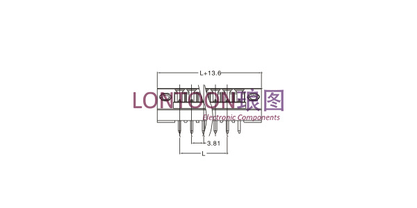 LONTOON琅图 LDCBWZM-135-3.5/3.81-X 端子连接器 插拔螺钉弯针 LONTOON琅图,LDCBWZM-135-3.5/3.81-X,端子连接器,插拔螺钉弯针
